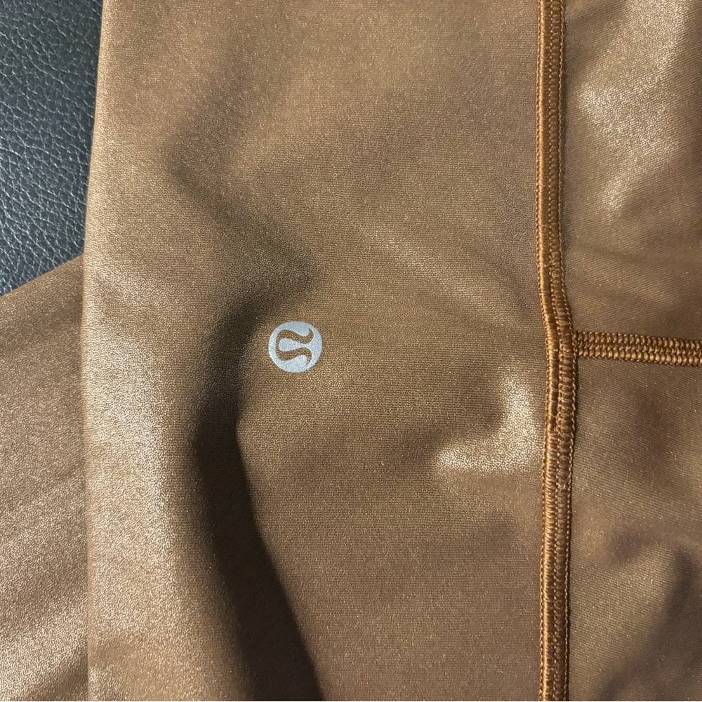 lululemon athletica Metallic Bronze High-Rise Leggings - Picture 3 of 4